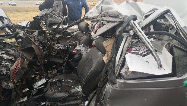 2 کشته در سانحه تصادف جاده مرند - جلفا