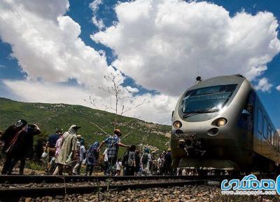قطار گردشگری روی ریل همدان