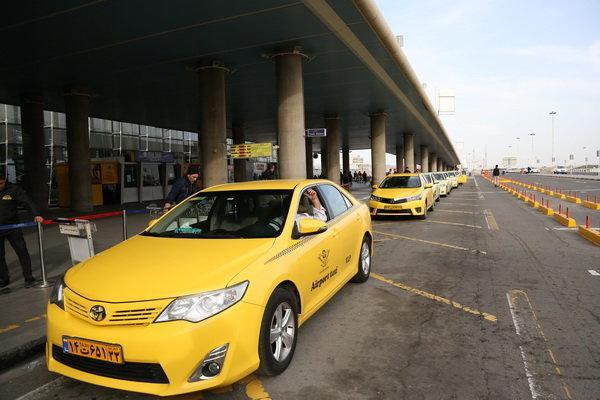 تاکسی های فرودگاه به اخذ کرایه خارج از نرخ مصوب مجاز نیستند
