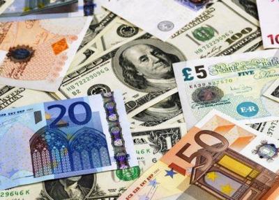 نرخ رسمی انواع ارز اعلام شد ، کاهش قیمت یورو و پوند