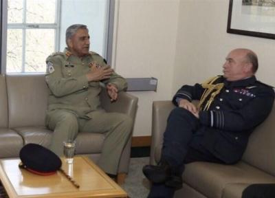 دیدارهای رئیس ستاد ارتش پاکستان در انگلیس