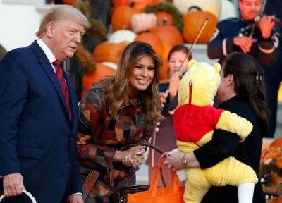 خبرنگاران رکورد بی سابقه کرونا در آمریکا و استقبال ترامپ از برگزاری جشن هالووین