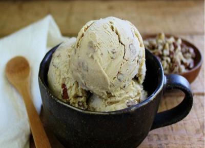 طرز تهیه بستنی گردویی ???? به 2 روش با ثعلب و بدون ثعلب و بستنی ساز