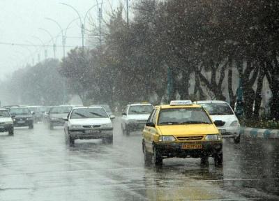 بارش برف و باران در 19 استان