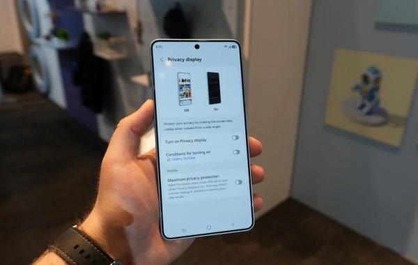 نمایشگر حریم خصوصی گلکسی S26 اولترا چگونه کار می نماید؟